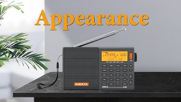 XHDATA D-808 appearance introduction