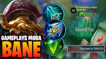 INSANE DAMAGE + CRAZY HEALING!! BEST BANE MAGIC BUILD 2025 ~ Gameplays Moba