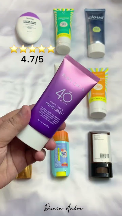 RATING SUNSCREEN TERBAIK #shorts #Sunscreen