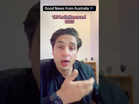 🚨 Latest Invitation Round – Subclass 189 Visa Australia (August 2025) 🚨 #australiaimmigration