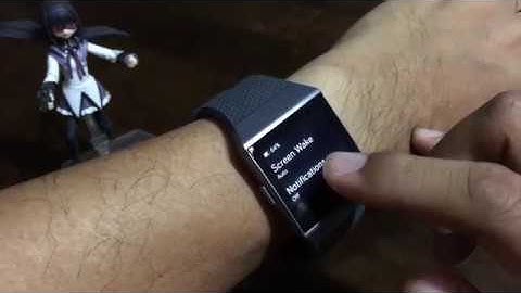 Fitbit Ionic - About Notifications