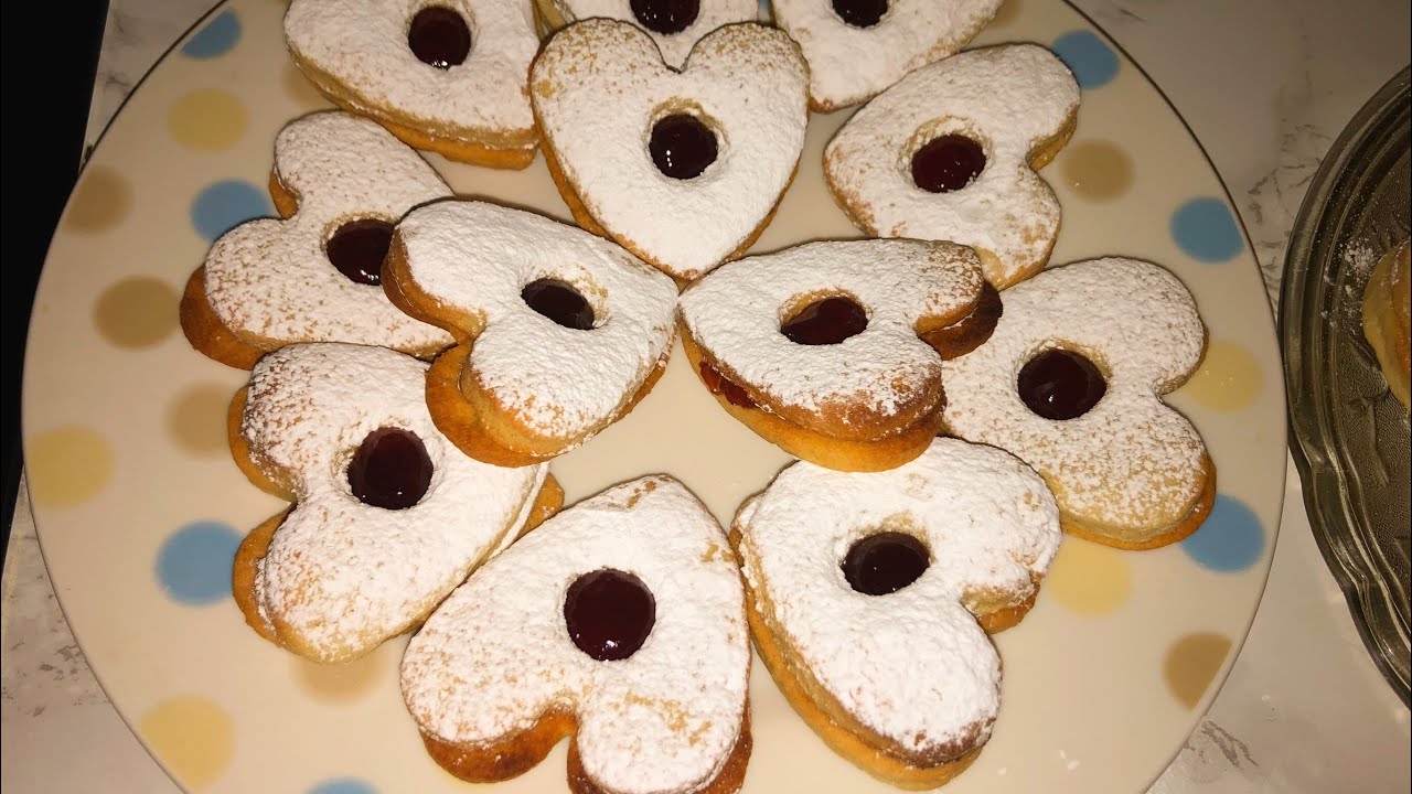 Jam/chocolate filled butter cookies(sable cookies) YouTube