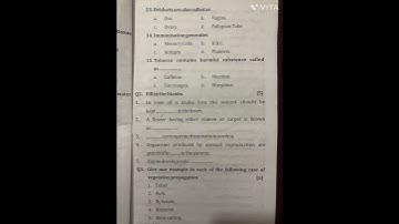 #icse class-8th/biology/3rd term/previous year question paper 23-24