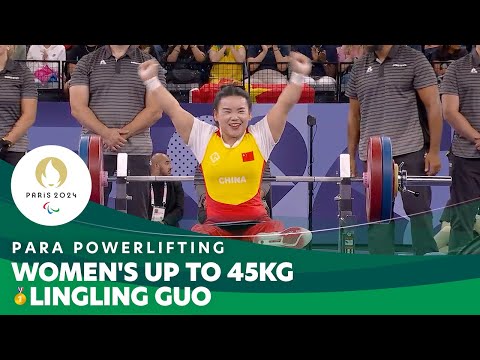 🇨🇳 Lingling Guo Shines in Women&amp;#39;s up to 45Kg <strong>Final</strong> | Para Powerlifting - <strong>Paris</strong> 2024 Paralympics