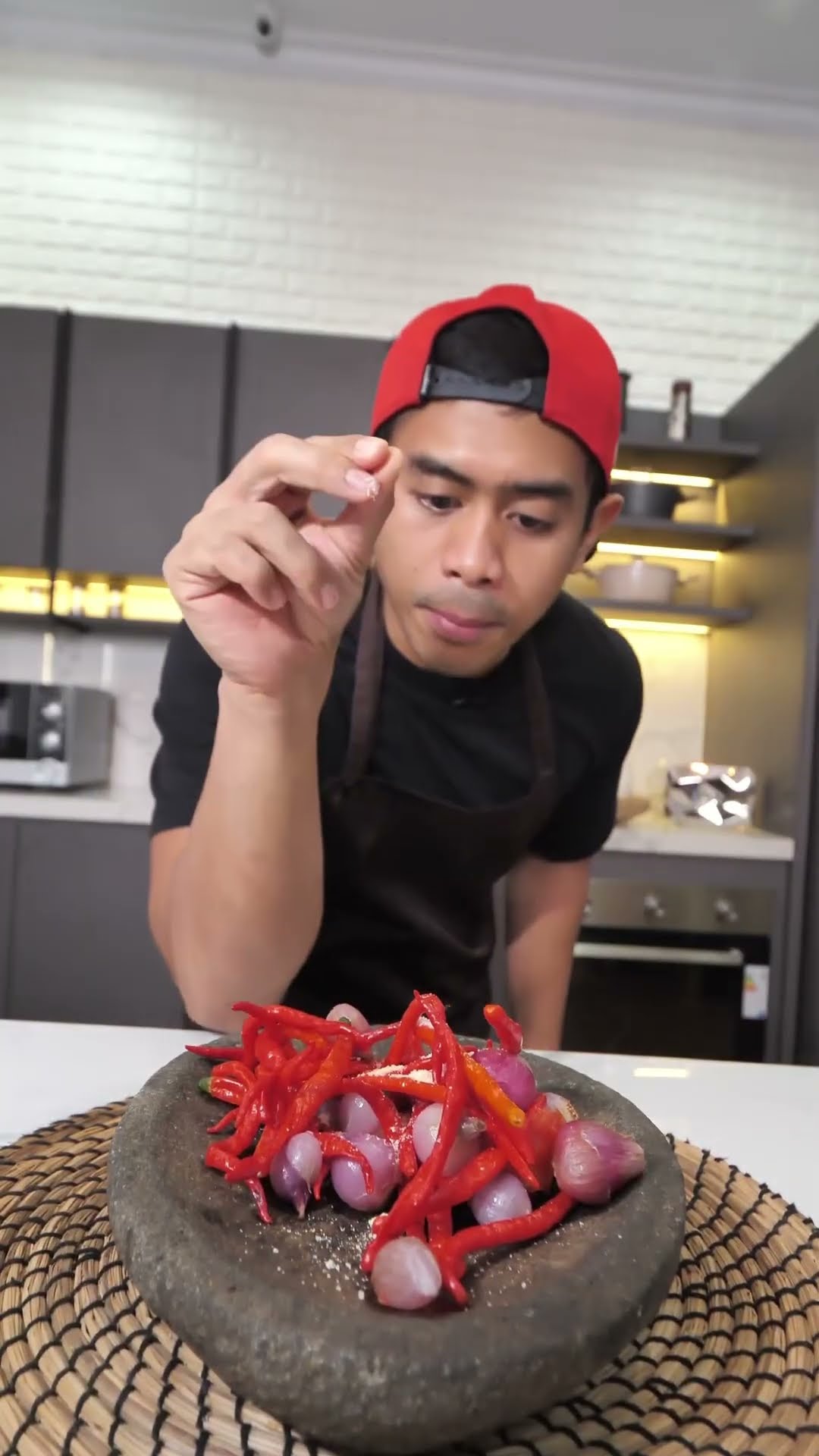 Sambal lado uwok khas Minang Sumatra Barat.