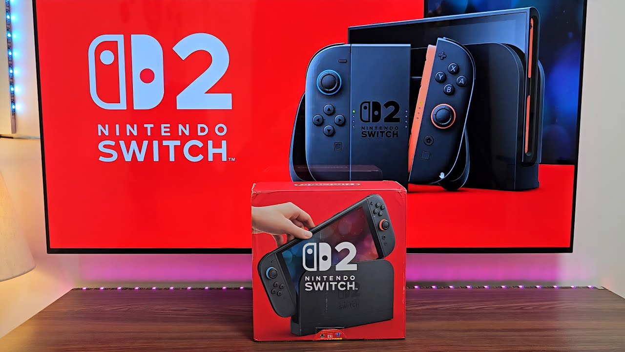 Nintendo Switch 2 Unboxing + Setup
