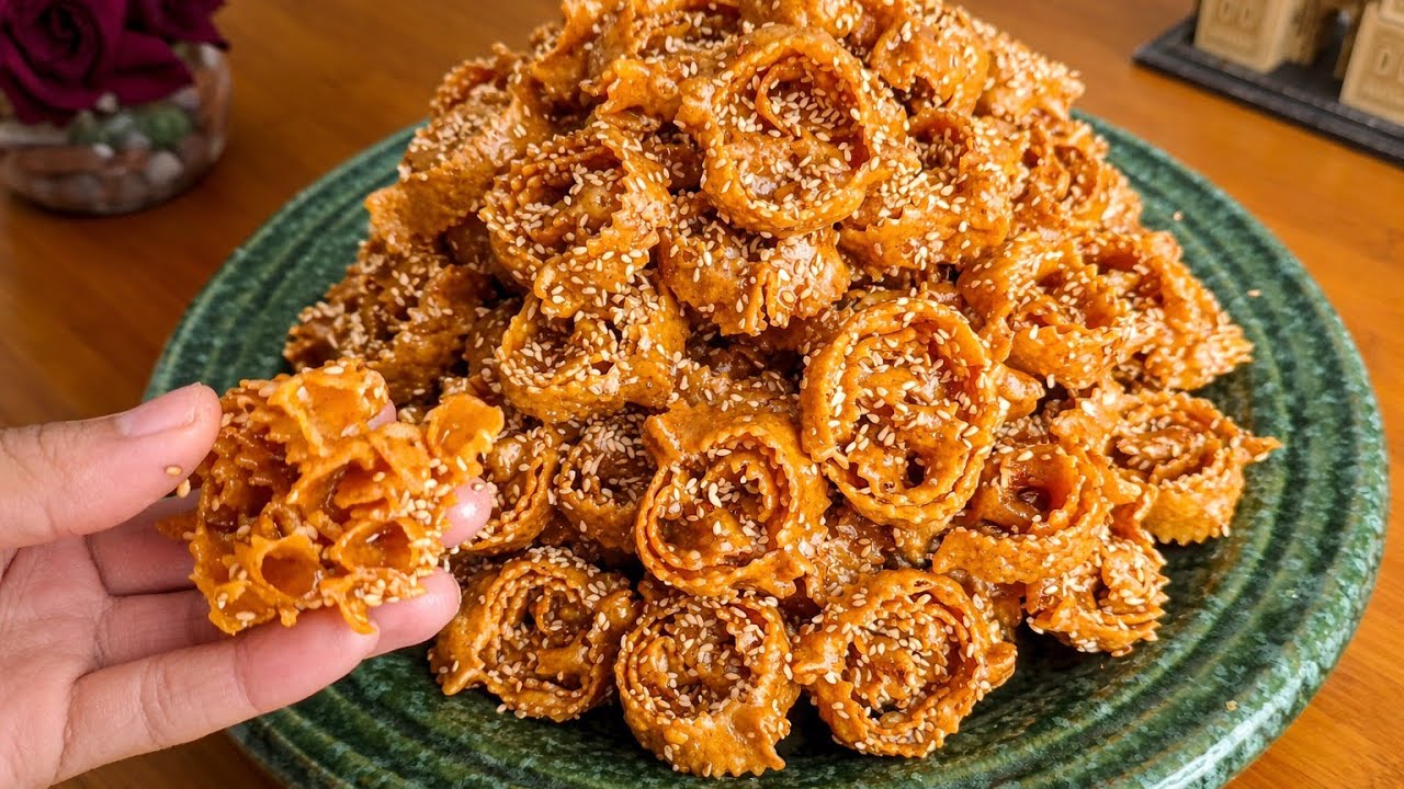 أروع شباكية أو مخرقة هشيشة ومعلكة تدور في الفم  مع طريقة التشباك سهلة ومبسطة👌🏻