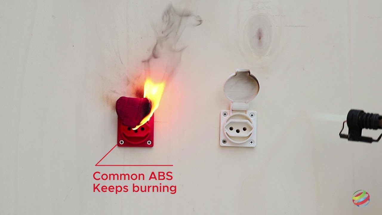 FILOALFA ABS V0 Flame Retardant ABS Burning Test YouTube FILOALFA ABS V0 Flame Retardant ABS Burning Test YouTube