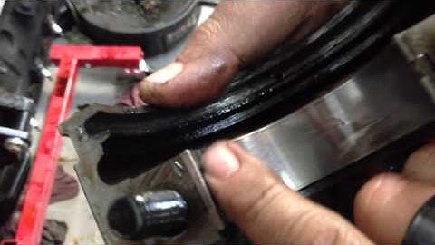 Removing the Rear Main Seal on Scott