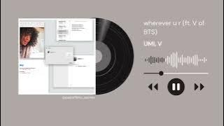 wherever u r (ft. V of BTS)