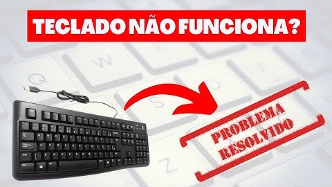 Teclado NÃO FUNCIONA no WINDOWS 10 - Como resolver?