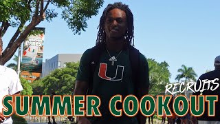 Miami Summer Cookout for Recruits | Commits, Top Targets & Flip Candidates