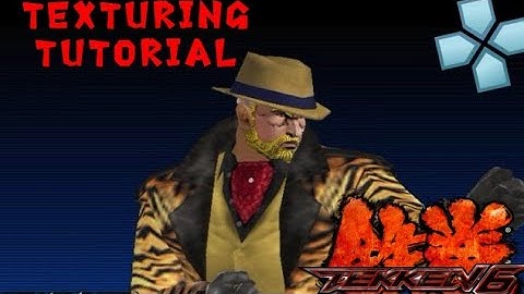 HOW TO MAKE TEXTURE MODS (tekken 6 ppsspp) TEXTURING TUTORIAL