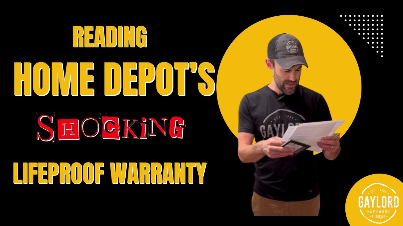 SHOCKING Truth Revealed We Read Home Depot's LifeProof Flooring