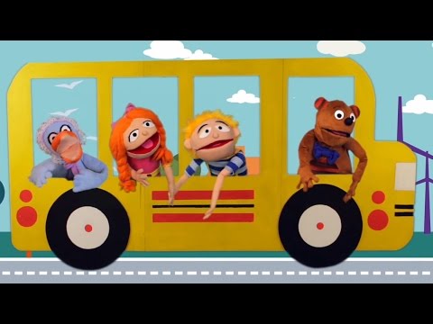 Песенки Для Детей - Мурашки - Автобус Мультик Про Машинки