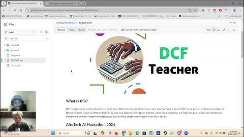 DCF Teacher - AfroTech AI Hackathon 2024