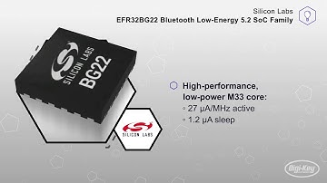 EFR32BG22 Bluetooth Low-Energy 5.2 SoC Family | Datasheet Preview