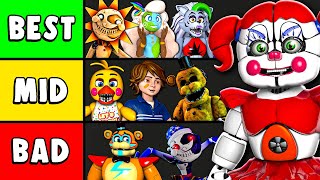 Ranking Every TSBS CHARACTER with Glamrock Freddy and Circus Baby