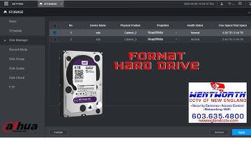 How to Format Dahua DVR or NVR Hard Drive