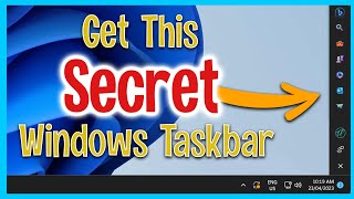 get this secret windows taskbar! the edge sidebar is coming!