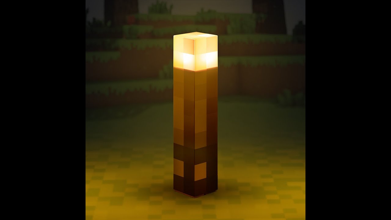 官方授權Minecraft火把造型燈/Officially Licensed Minecraft Torch Light/公式ライセンス ...