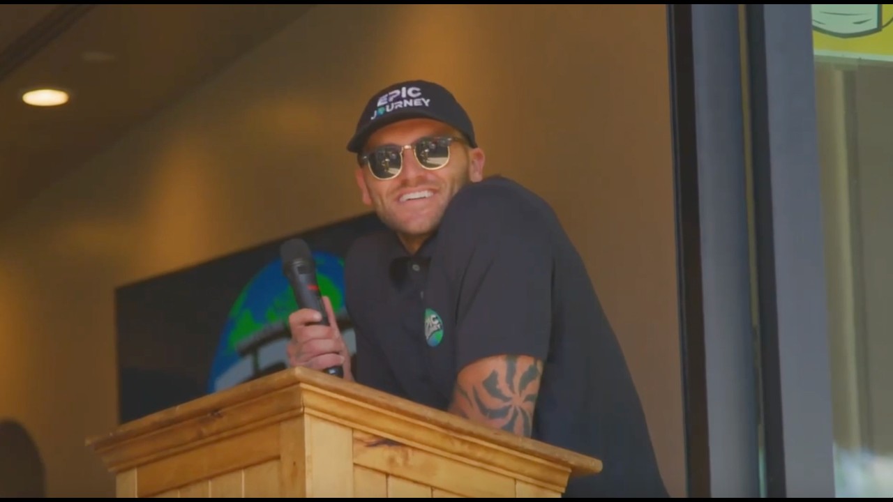 Epic Journey's first charity golf tournament with Red Bull athletes