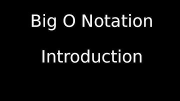 Big O Notation Introduction (A-Level)