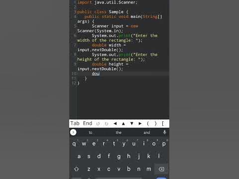 calculate area of square in java program #shortsfeed #shorts - YouTube