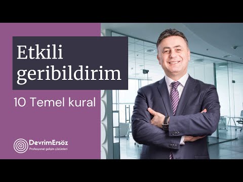 Video: Uygulama Hakkında Geri Bildirim Nasıl Sağlanır?