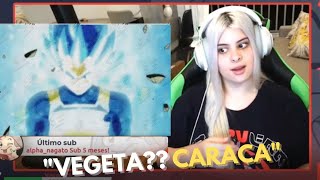 Mariana Alpha Reagindo A No Nova Trasformação Do Vegeta Evolution
