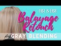 Gray Blending and Balayage :: How To Hair Video
