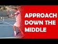 Approach Down The Middle | HOW TO BEAT PUSHERS