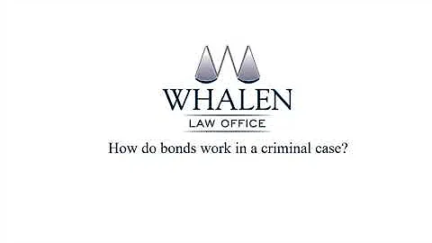 How to bail bonds work in a criminal case?