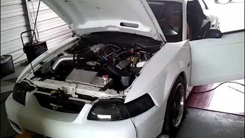 JMS built 2000 Mustang GT with Single 76MM Turbo thru a C4 = 567rwhp