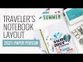 Traveler's Notebook 2021 | Paper Person Shop Summer Products