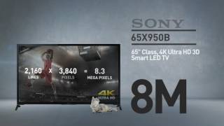 SONY 65X950B TV with 4K // Sony XBR X950B Series