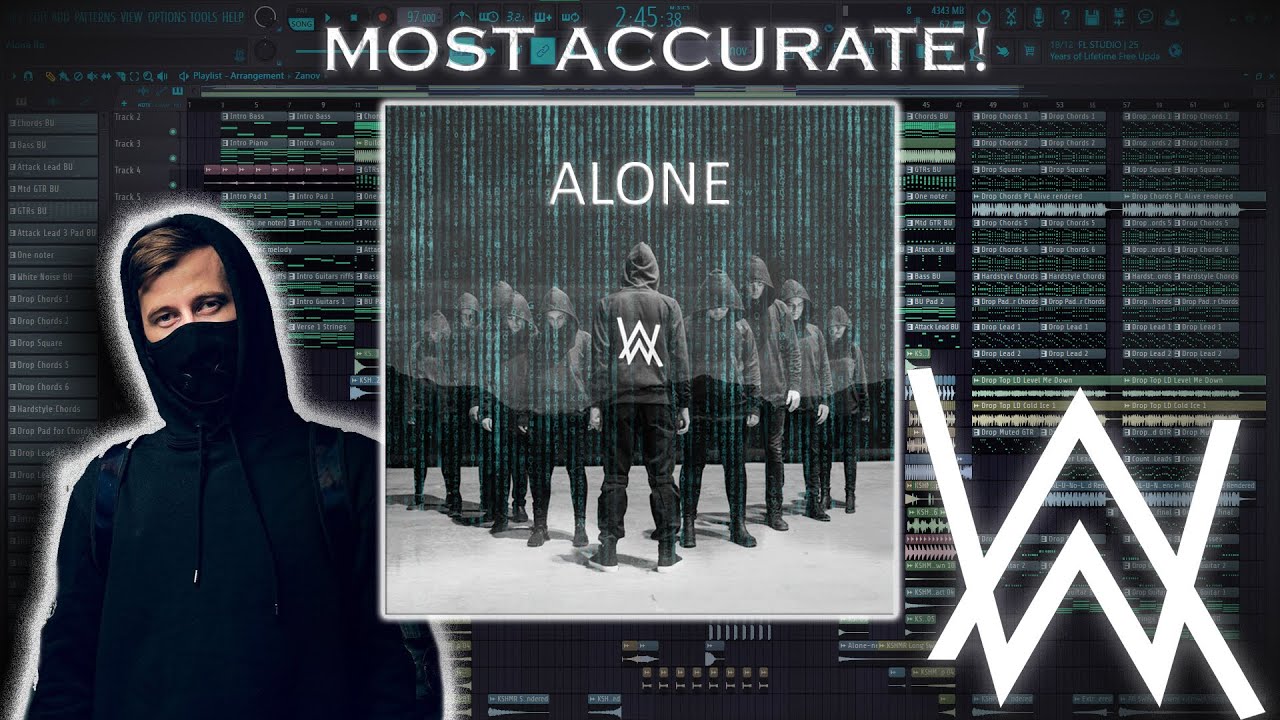 [OUTDATED] Alan Walker - Alone | FL Studio Remake (MOST ACCURATE) - YouTube