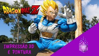 Super Vegeta - Acabamento e Pintura | Oficina 4D