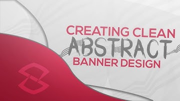 Photoshop Tutorial | Creating 2D Clean Abstract Banner/Header