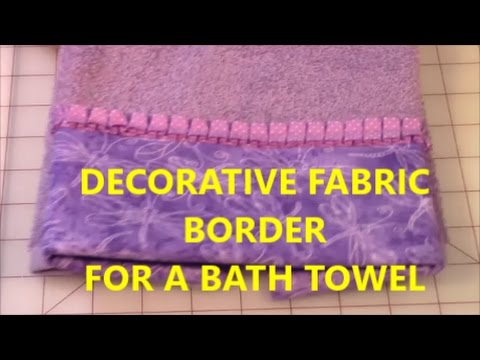 DIY Decorative Kitchen Towels  The Sewing Room Channel 