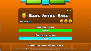 Geometry Dash Level 5 “Base After Base” with all 3 coins