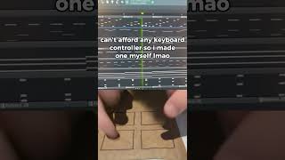DIY music keyboard goes hard af#music #musician #edm