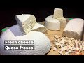 QUESO FRESCO //  Fresh cheese Cómo hacer 3 tipos de quesos frescos en casa