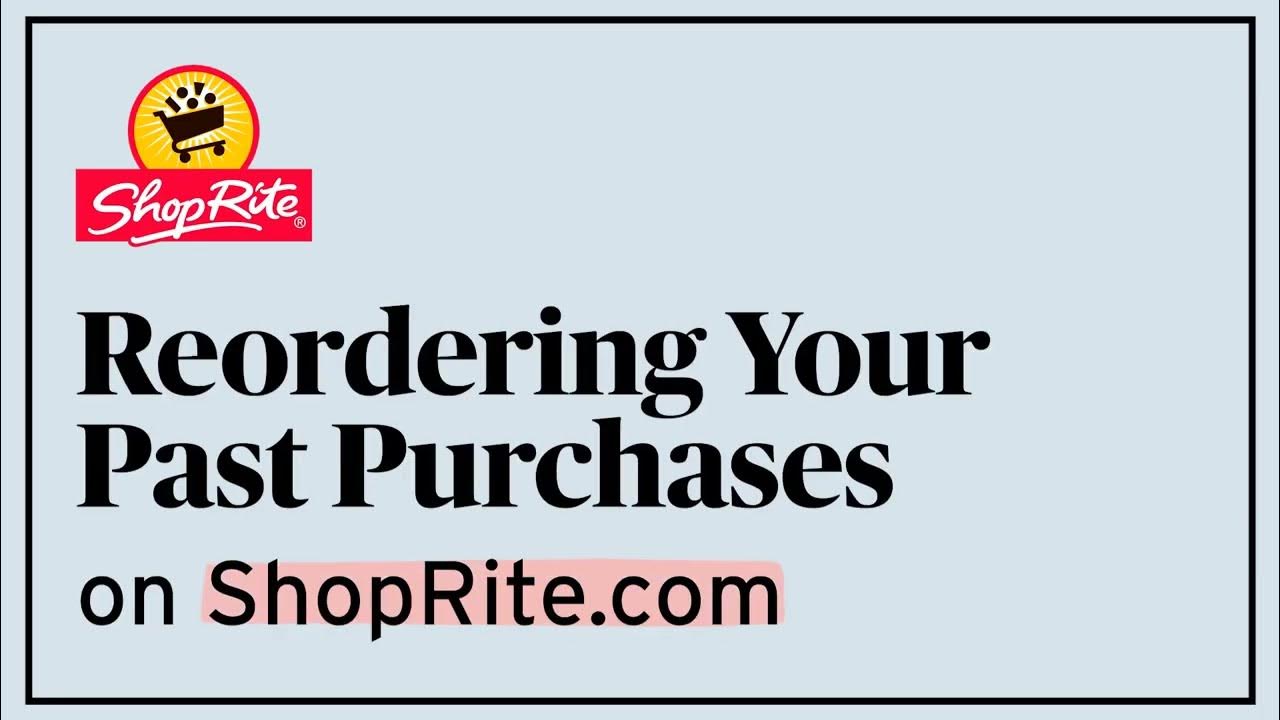 How To Reorder a Past Purchase, Digital How-To's