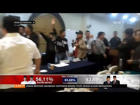Rapat Pleno Rekapitulasi Suara Diwarnai Ricuh