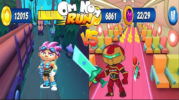 Om Nom : Run : #Your favorite characters : Sword Kid VS Tech Kid - new episode gameplay IOS/Android