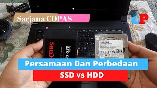 Persamaan Dan Perbedaan SSD Dengan HDD
