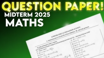 2nd PUC Maths Mid Term Question Paper 2025 | Most Important Fixed Questions | 75+ Marks Strategy