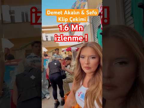 Demet Akalın & Sefo klip setinden paylaşım yaptı !
