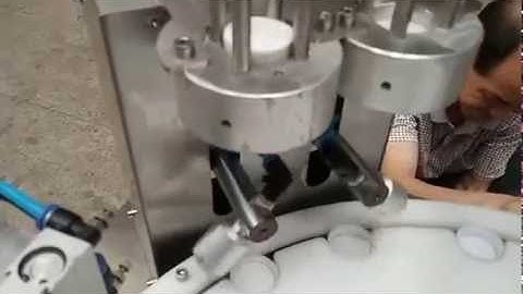 automated caps wadding machine test run and mould changing instructions